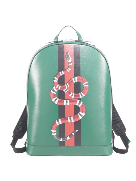 gucci printed leather backpack|gucci backpacks bootleg.